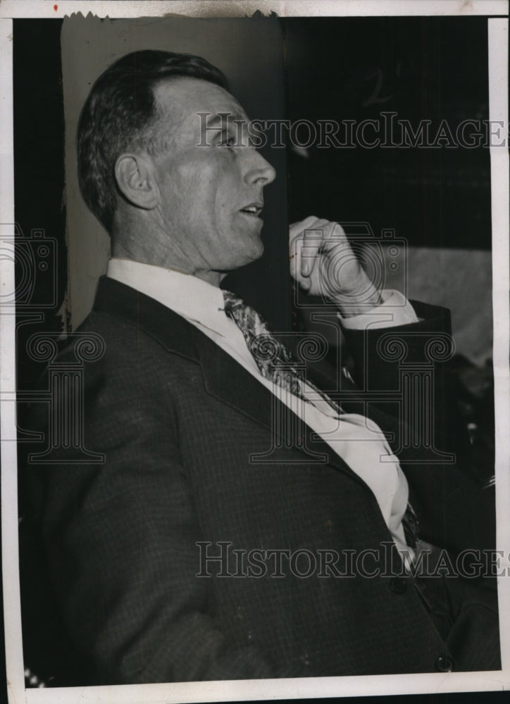 1937 Press Photo Marshall A. Musick Before Senate Civil Liberties Committee