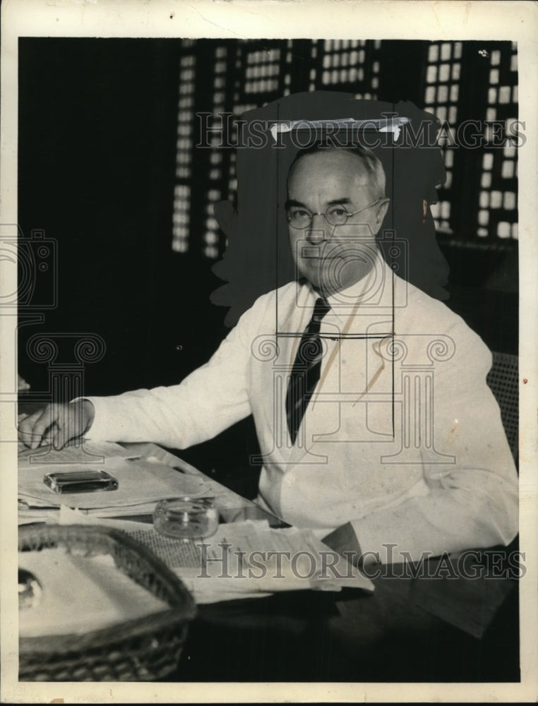 1932 Press Photo John H Holliday Vice Governor of the Philippines - neo16075