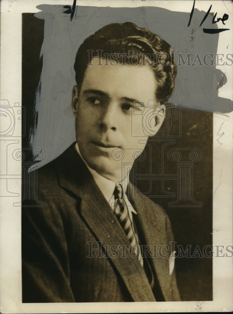 1927 Press Photo Singer Everett Marshall of Metropolitan Opera - neo16106