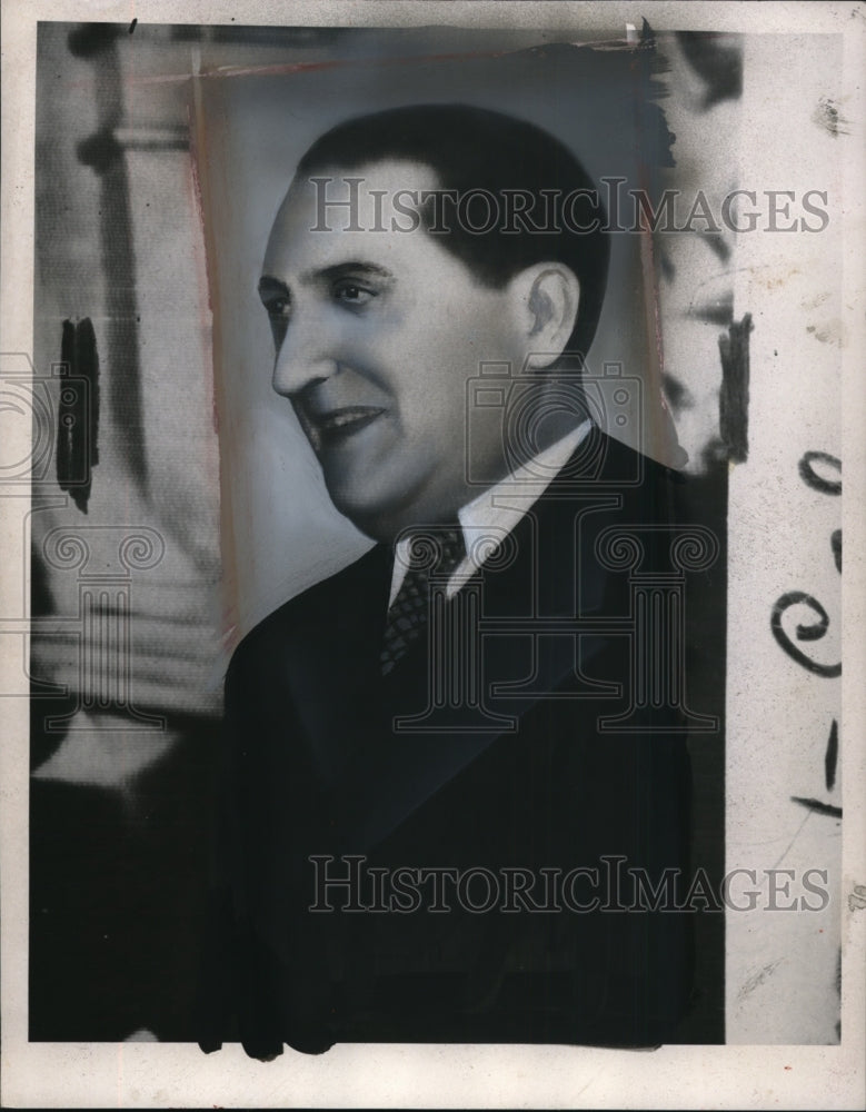 1955 Press Photo Alberto Teissaire of Argentina - neo16306
