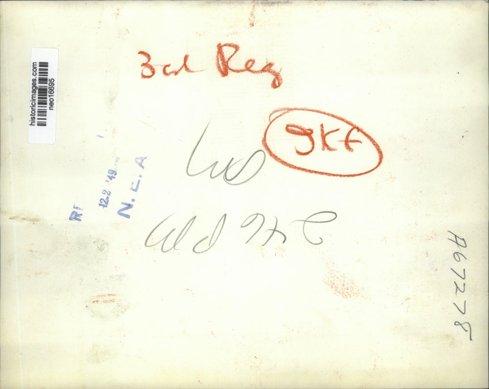 1949 Press Photo Dwight Eisenhower in Cincinnati, Ohio - neo16695