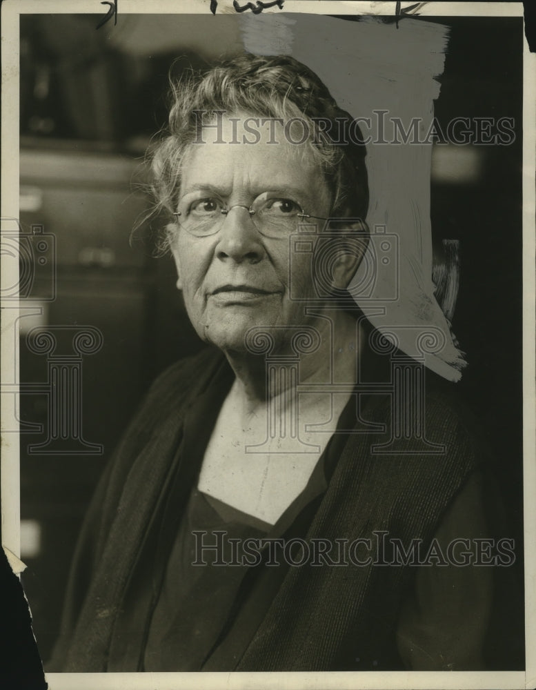 1929 Press Photo Florence Kelly, Consumer League Head, New York - neo16856