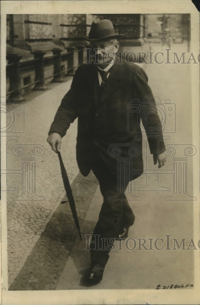 1920 Press Photo Karl Legien, Radical Social Labor Leader of Germany - neo16934