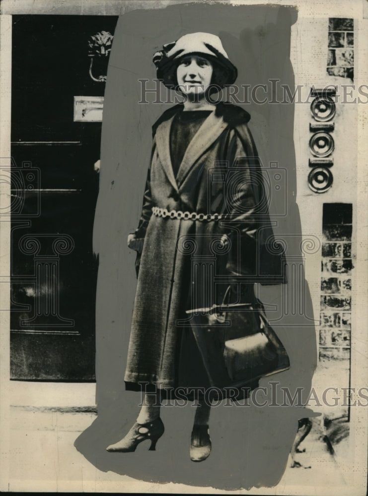 1924 Press Photo Rose Rosenberg secretary to Premier Ramsay MacDonald