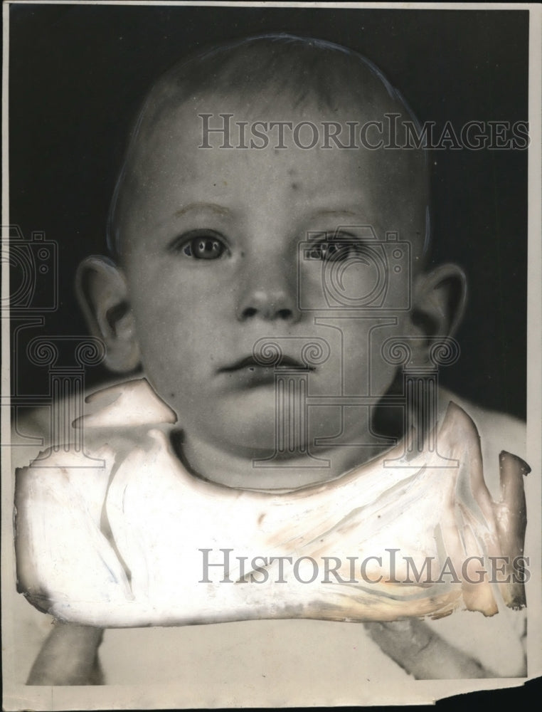 1923 Press Photo Mike a foundling orphan baby - neo17106