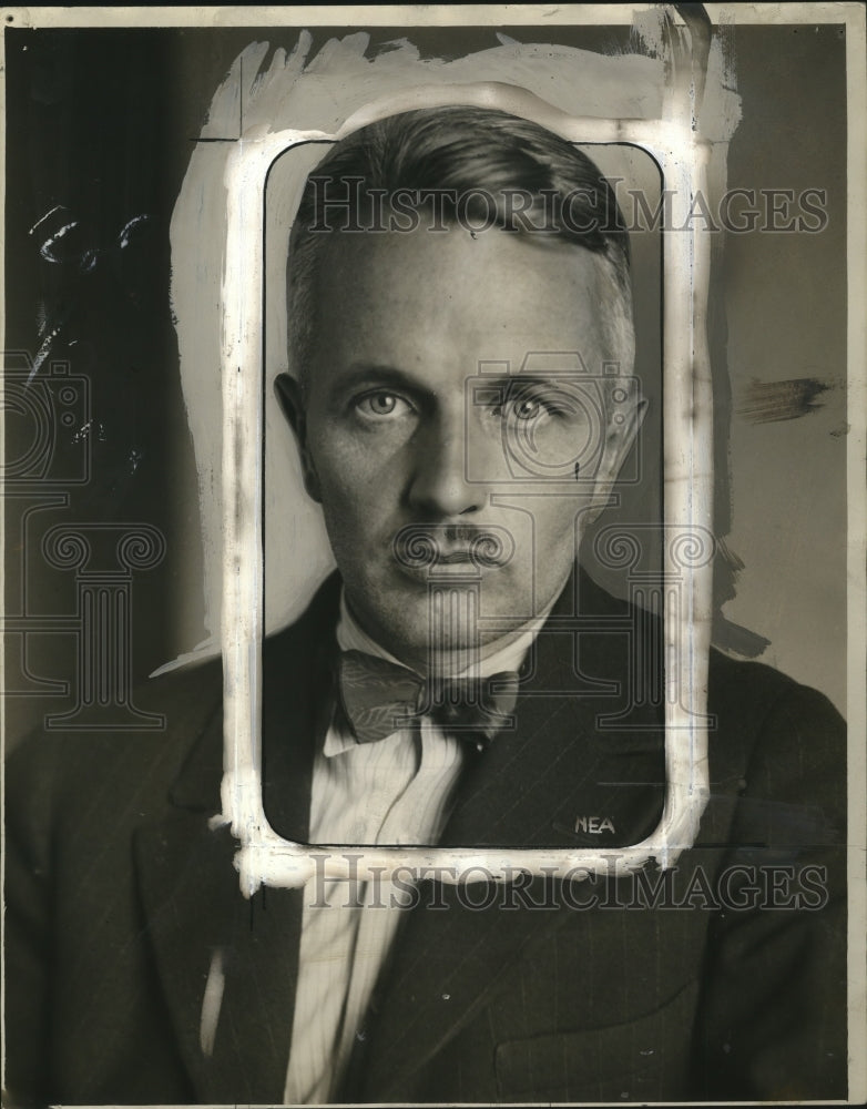 1927 Press Photo Jack Patterson gas attendent Cleveland Ohio sought in Nebraska