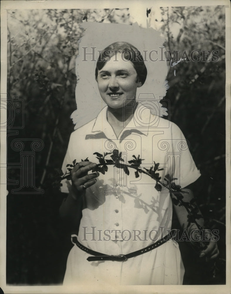 1924 Press Photo Elizabeth Howe received Sunny Jim Prize of Bryan Mawr