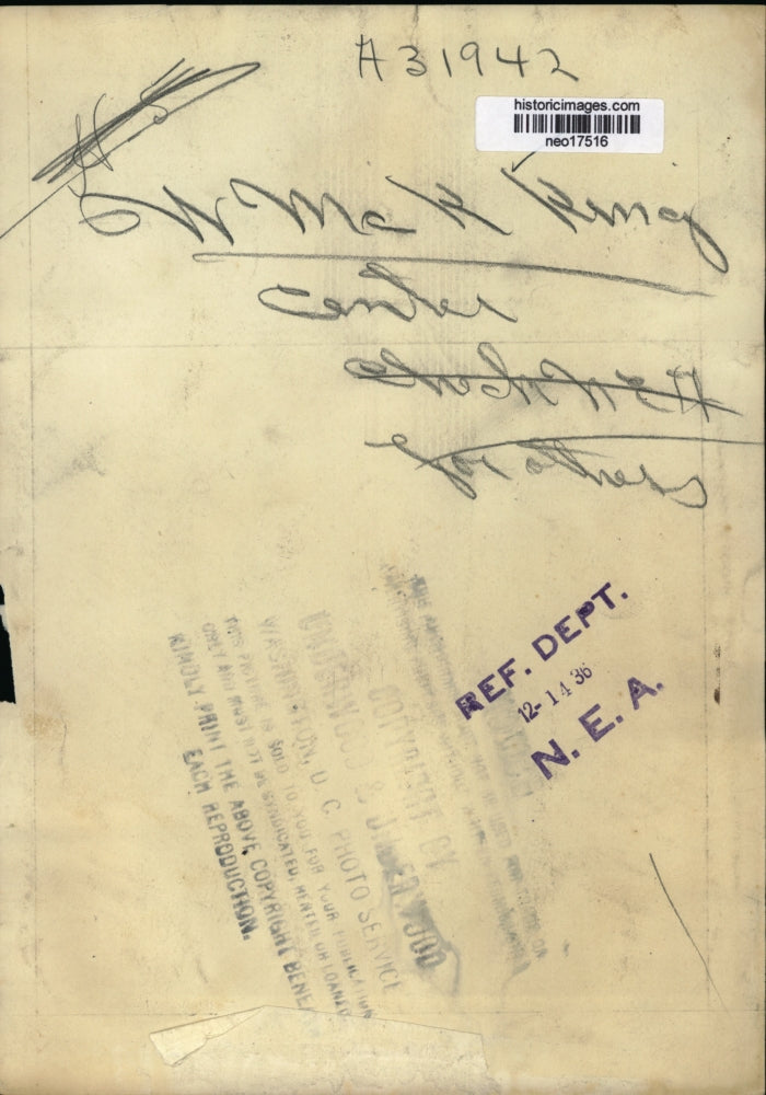 1936 Press Photo W McK King - neo17516