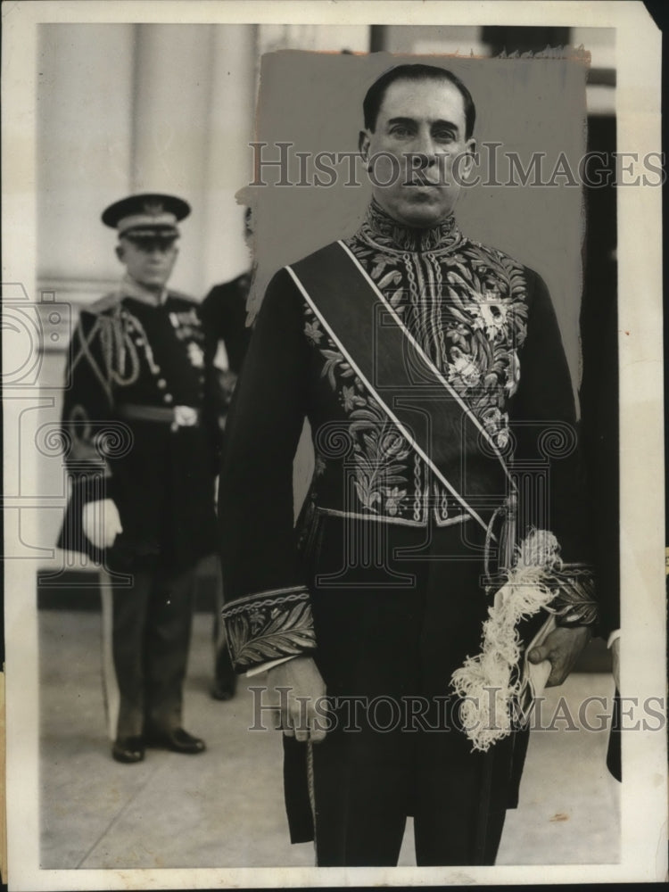 1931 Press Photo Rinaldo DeLima Silva Brazilian Amb. To Untied States- Historic Images