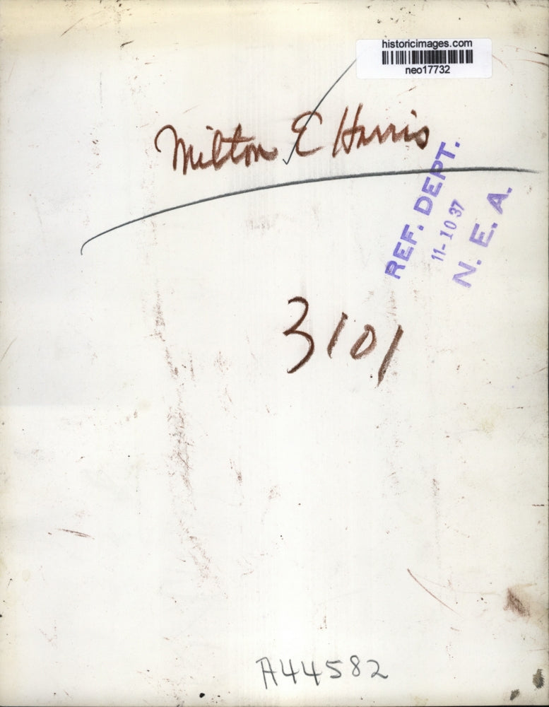 1937 Press Photo Milton E Harris - neo17732