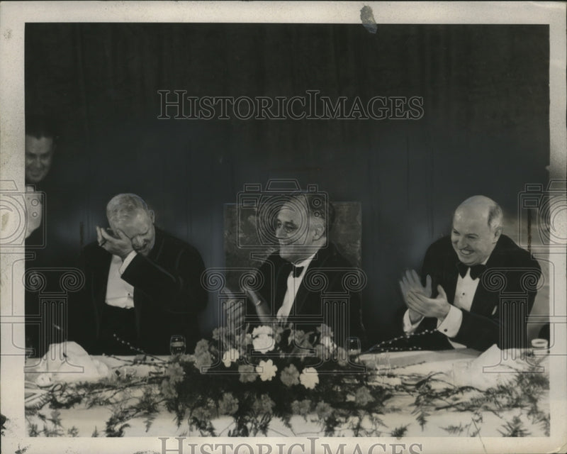 Load image into Gallery viewer, 1939 Press Photo VP John Nance Garner, President Roosevelt &amp; James Farley
