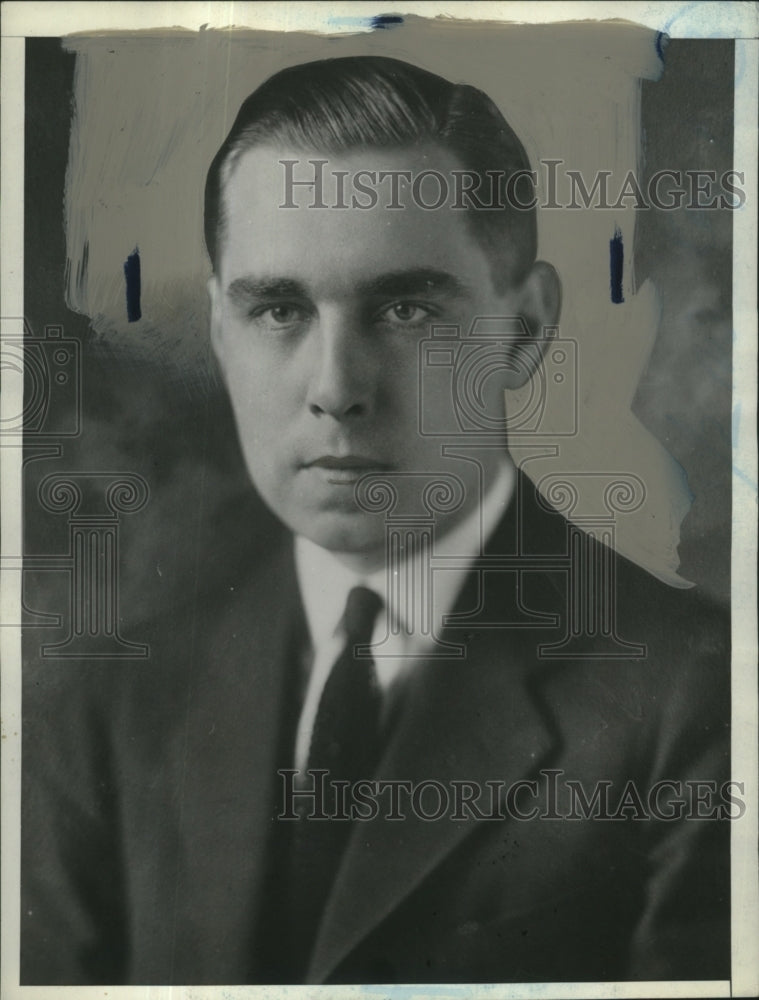 1933 Press Photo John H. Schultz, Killed in Chicago Speedboat Crash - neo18408