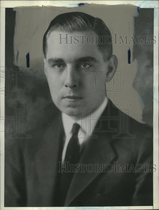 1933 Press Photo John H. Schultz, Killed in Chicago Speedboat Crash - neo18408
