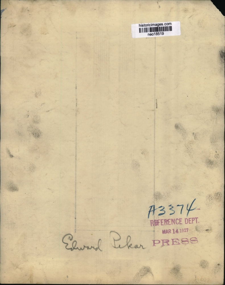 1927 Press Photo Edward Pikar - neo18519