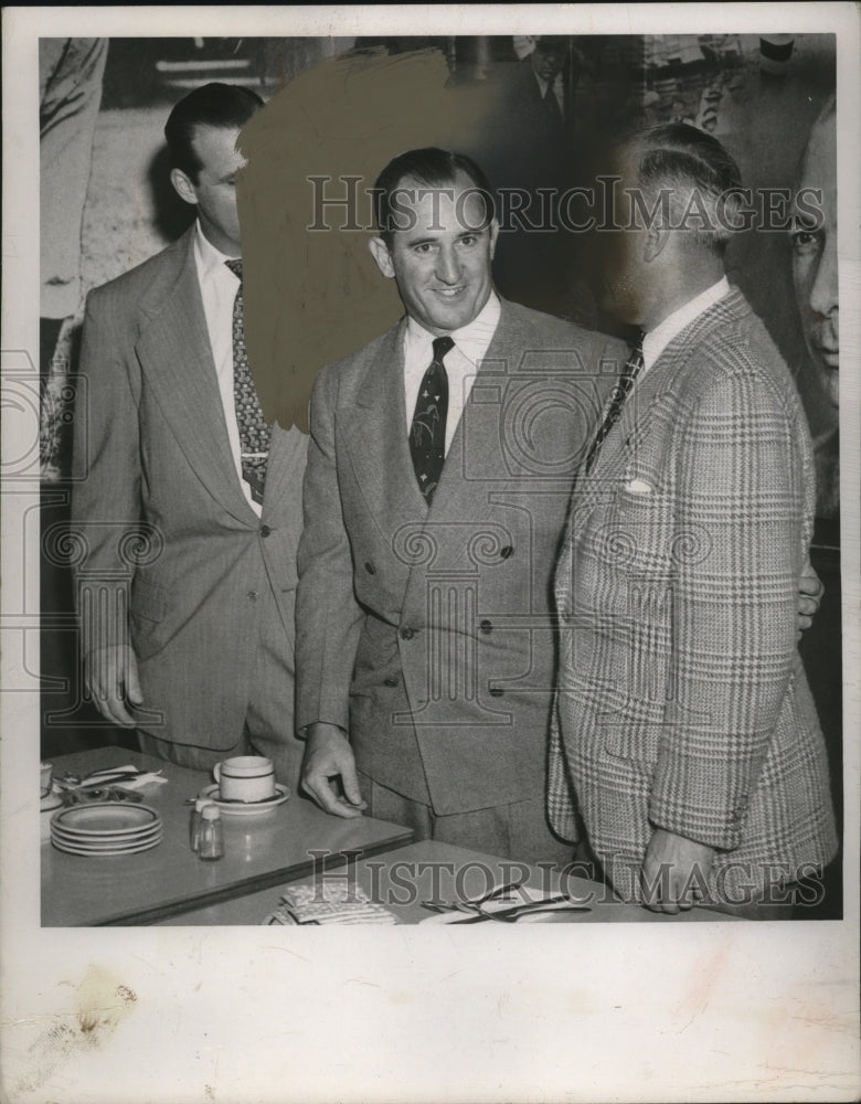 1950 Press Photo Aubrey, Lopez & Ryan - neo18783