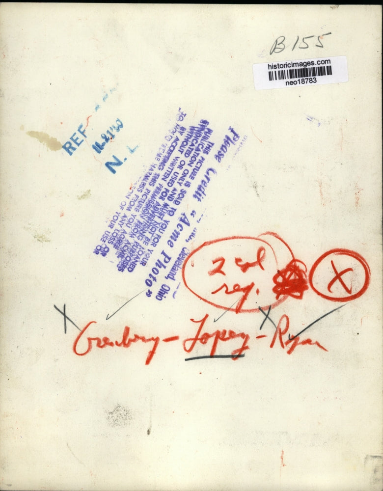 1950 Press Photo Aubrey, Lopez & Ryan - neo18783