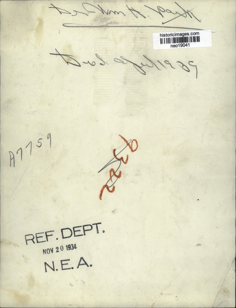 1934 Press Photo Dr William H Park died April 1939 - neo19041