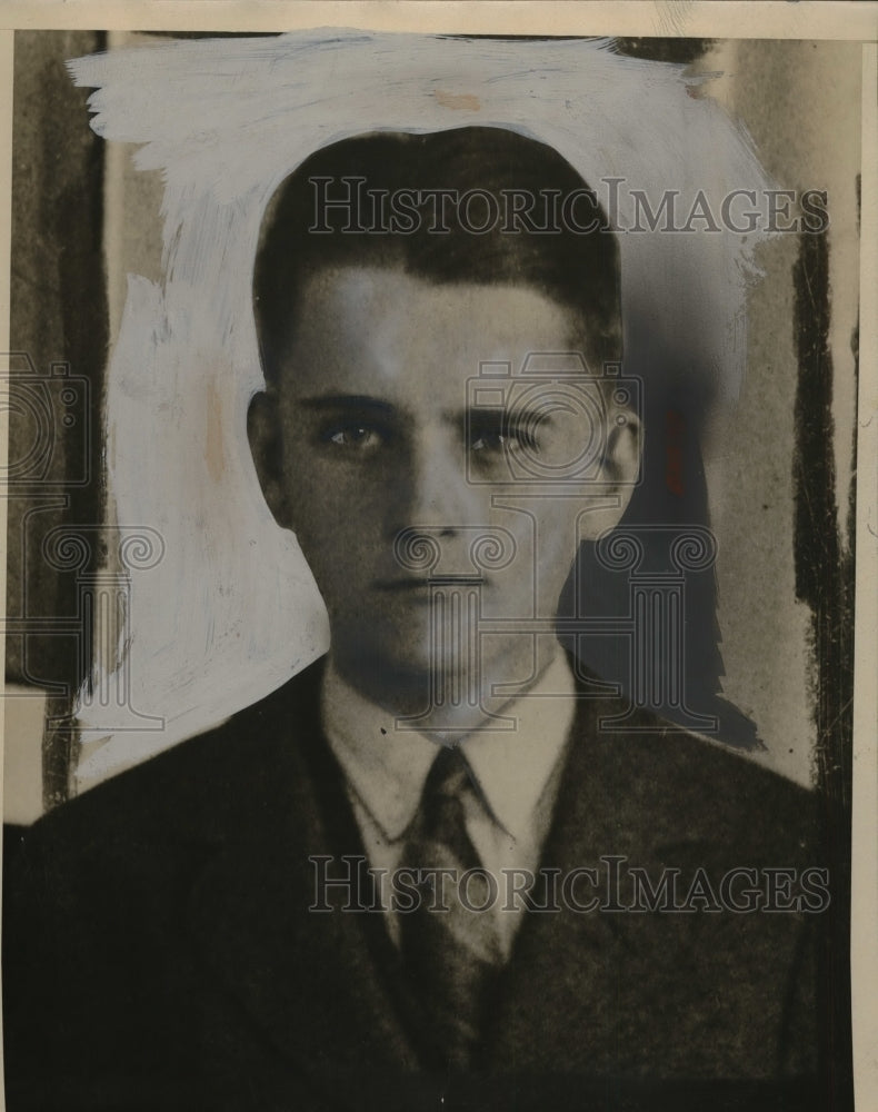 1933 Press Photo Mr Coolidge as young man in a suit - neo19080