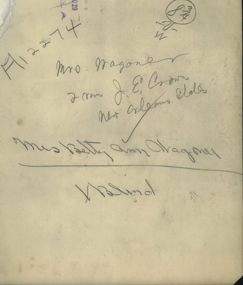 1929 Press Photo Mrs. Betty Ann Wagoner Blind - neo19124