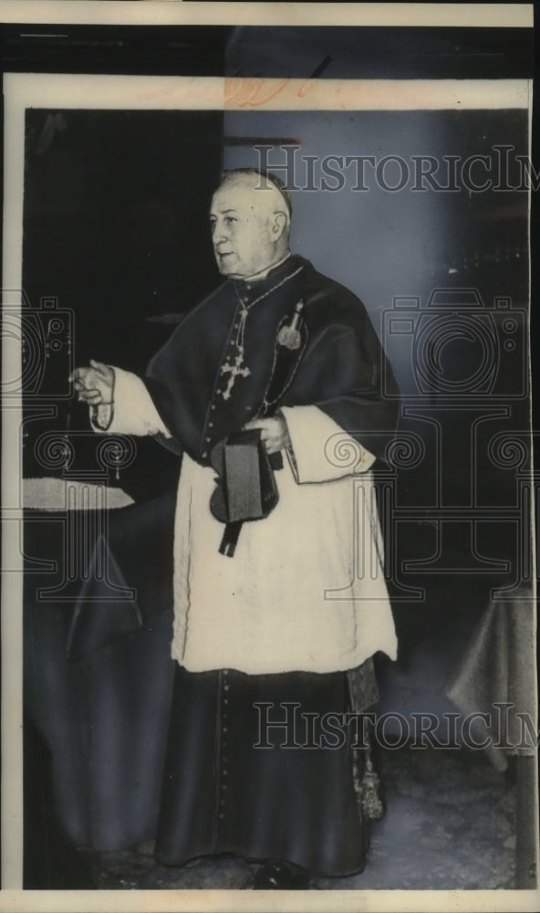 1958 Press Photo Benedetto Cardinal Aloisi Masella at the Vatican new Camerlengo