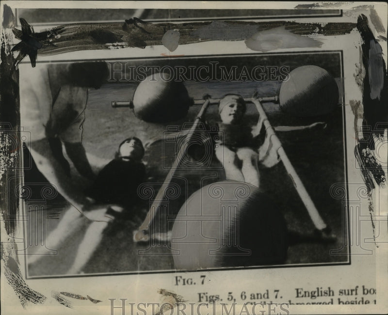 Load image into Gallery viewer, 1928 Press Photo Infantile Paralysis Victims Exercising in Water - neo19402
