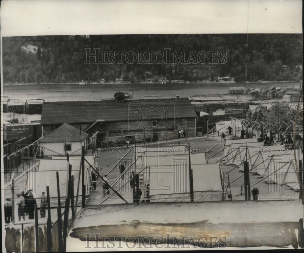 1932 Press Photo View of Provincial Jail Compound to Fit Doukhobor Nude Paraders