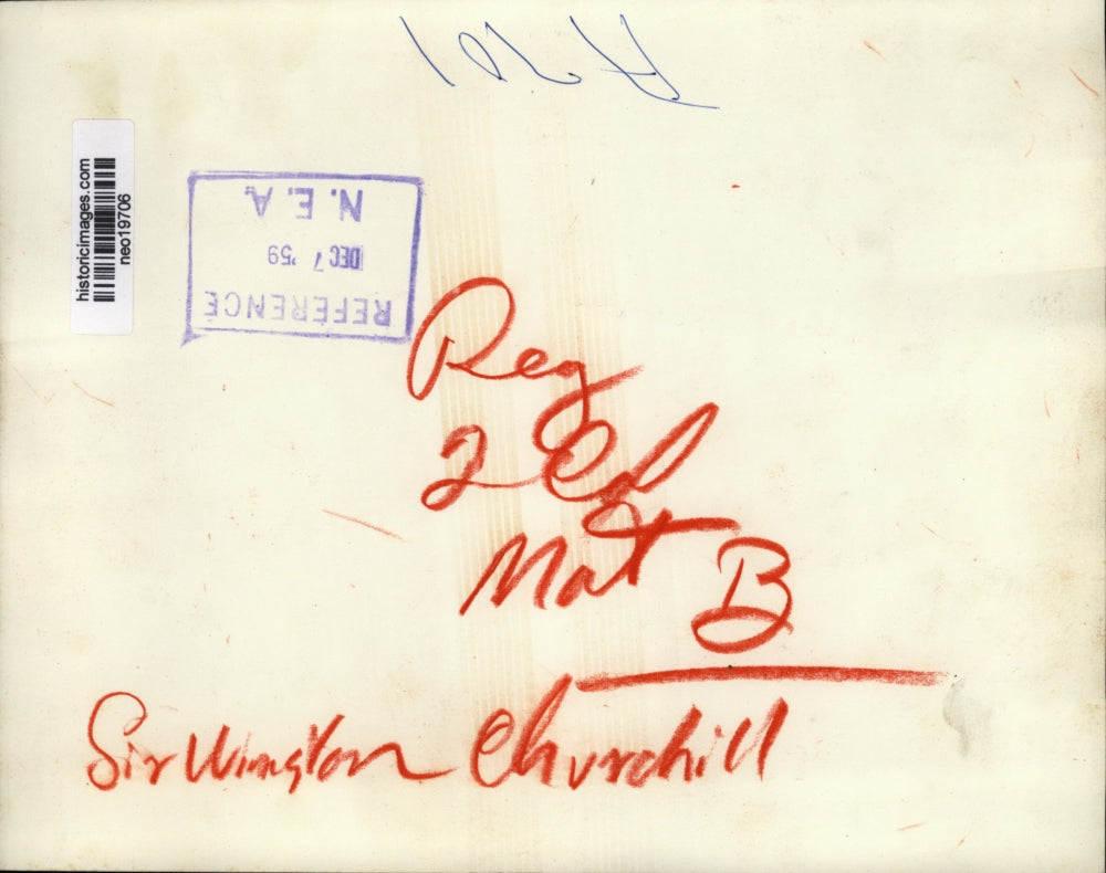 1959 Press Photo Sir Winston Churchill Heads to House Commons on 85th Birthday