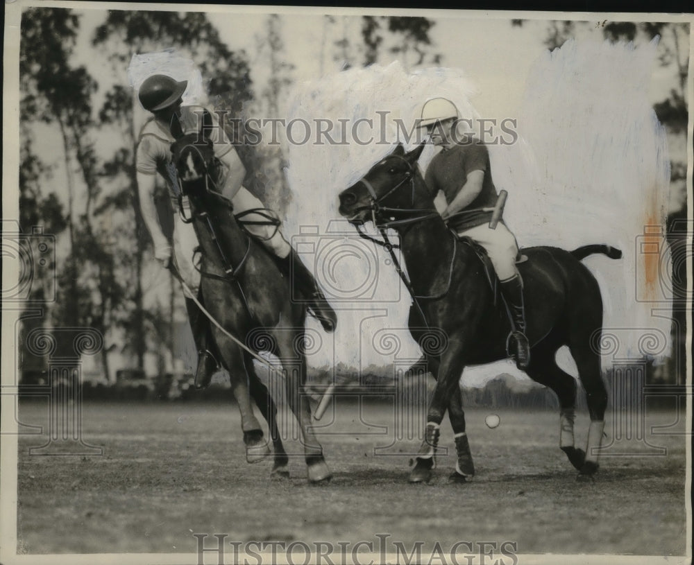 1930 Press Photo Capt Arthur Perkins & Capt Carleton Burke of Cypress/Midwick