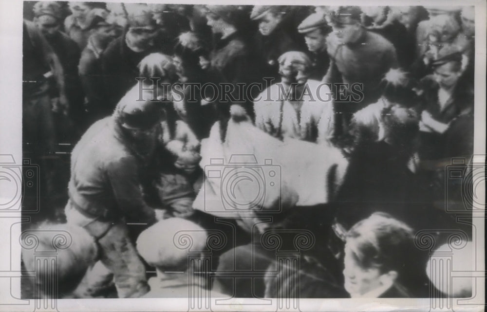 1950 Press Photo Only 8/200 Men Escape Knock-Shinnoch Castle Mine Collapse