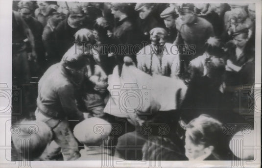 1950 Press Photo Only 8/200 Men Escape Knock-Shinnoch Castle Mine Collapse