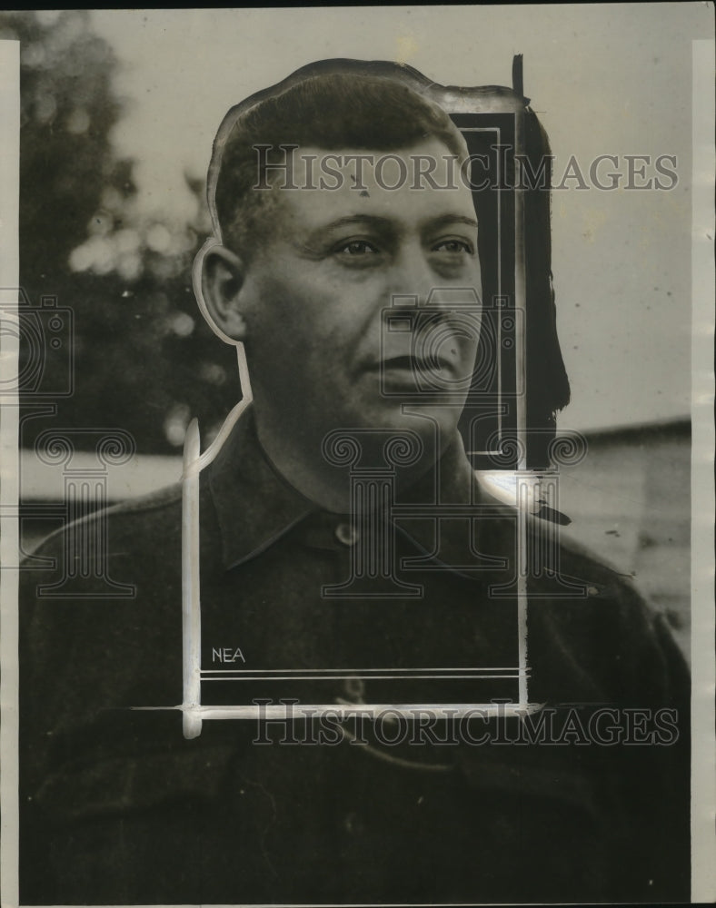 1928 Press Photo John La Rocque, Chippewa Indian Guide for President Coolidge