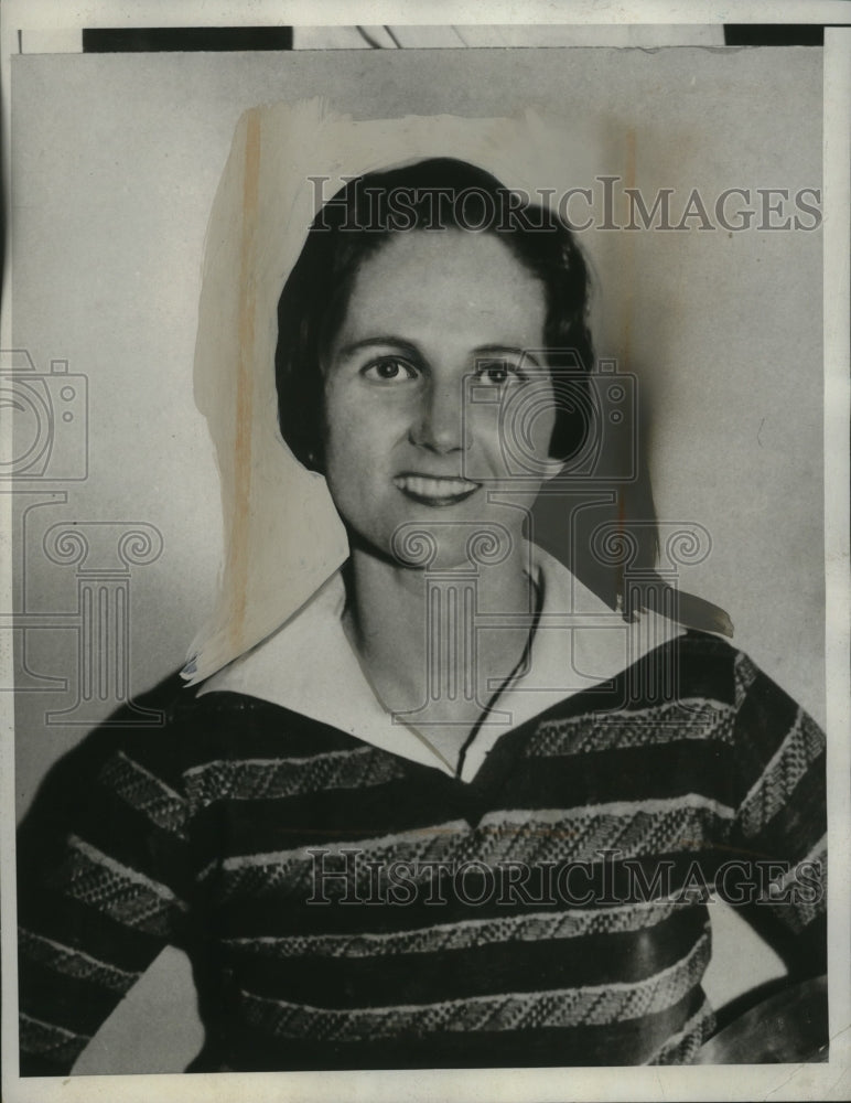 1933 Press Photo Miss Jesse Purves - neo20068