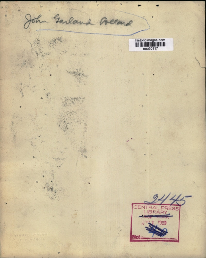 1929 Press Photo John Garland Pollard Governor of Virginia - neo20117