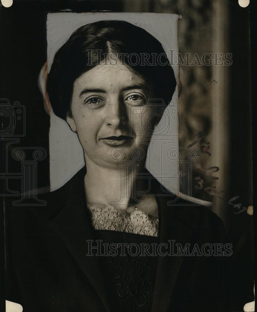 1923 Press Photo Mrs Mary L Patterson Mayors Office - neo20135