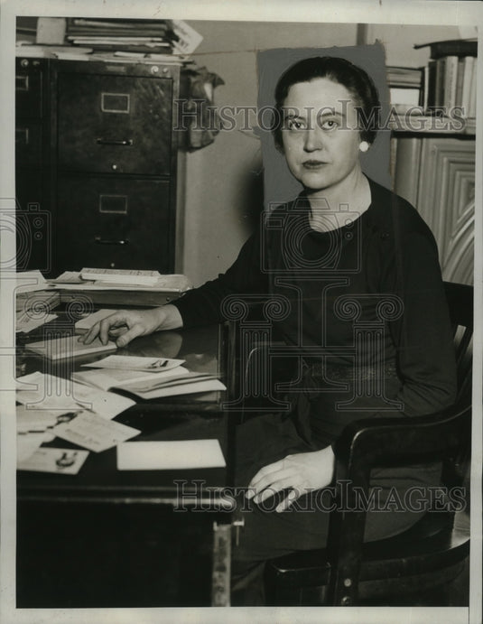 1933 Press Photo Fusion Party Alderman Candidate Marcelle De Witt Hull