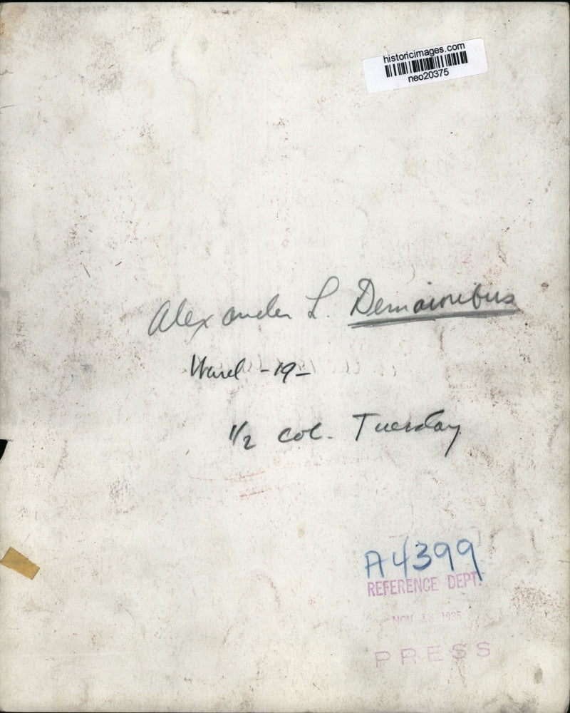 1956 Press Photo Ohio politician Alexander DeMaioribus - neo20375