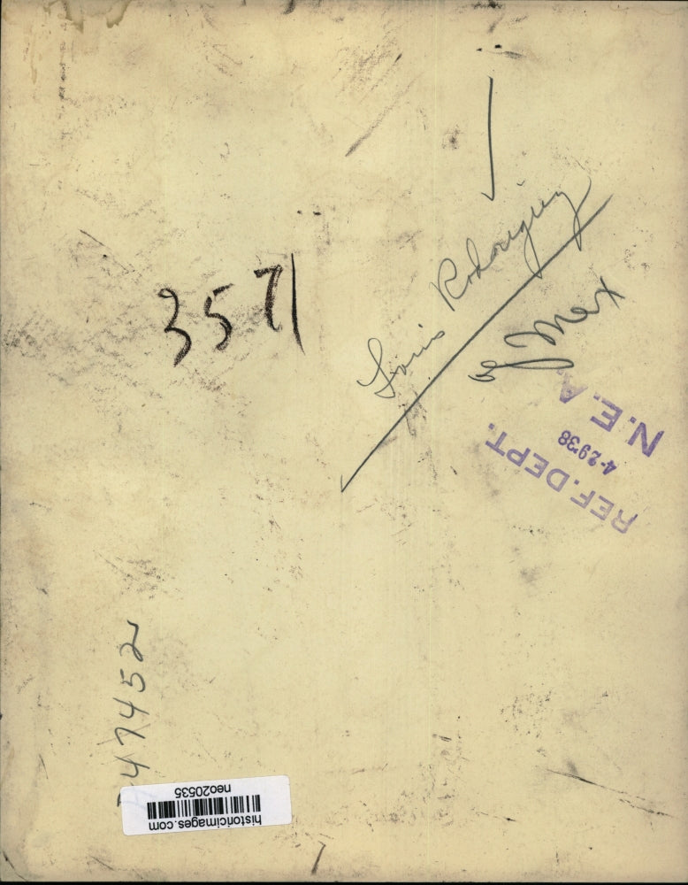 1938 Press Photo Louis Rodriguez of Mexico - neo20535