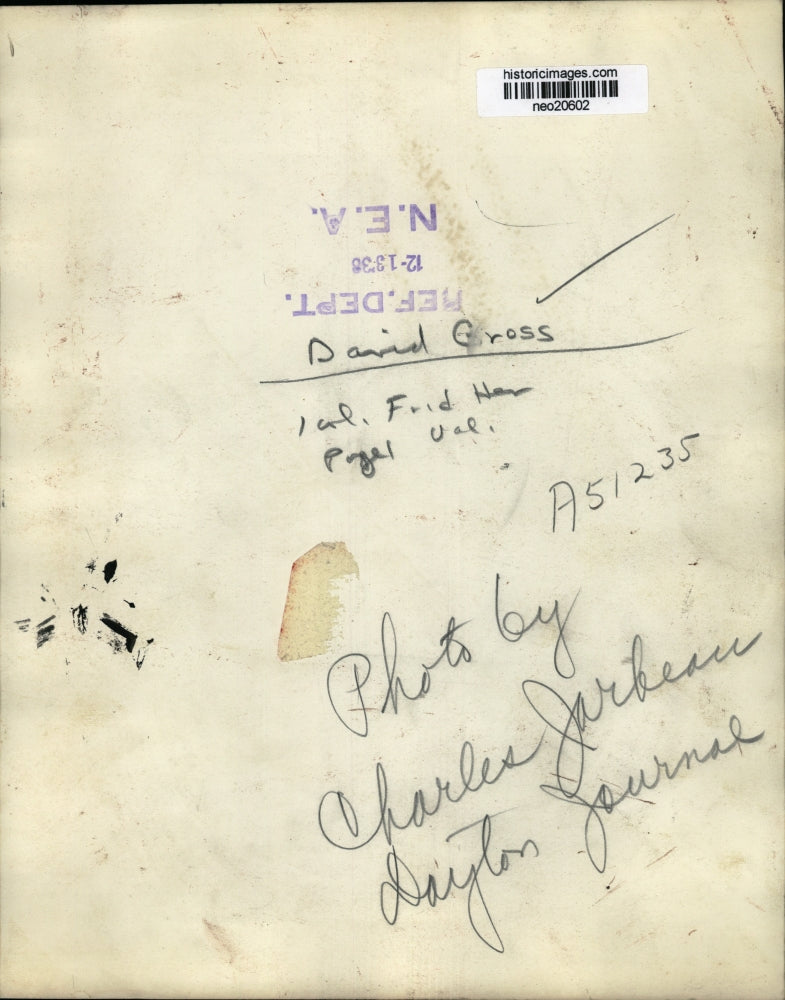 1936 Press Photo David Gross - neo20602