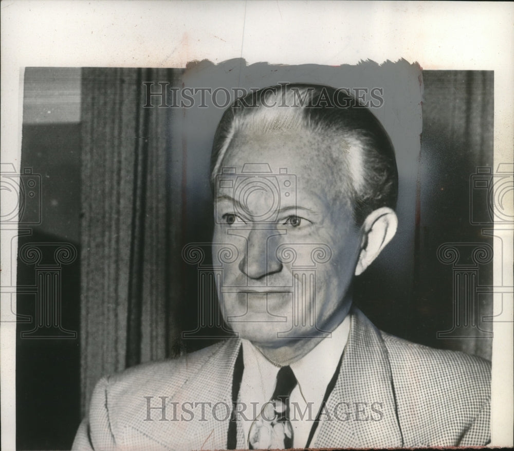 1953 Press Photo Former MI Gov Kim Sigler's Body Identified by Police