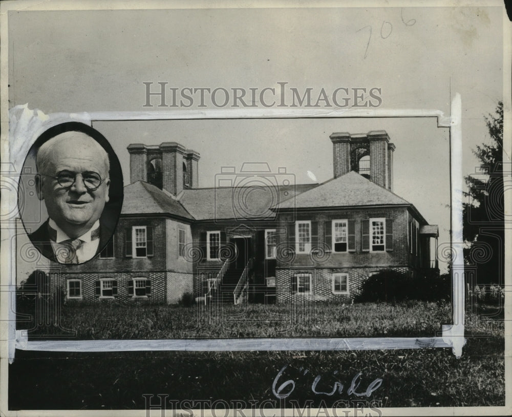 1930 Press Photo Ancestral Home of General Robert E. Lee - neo21009