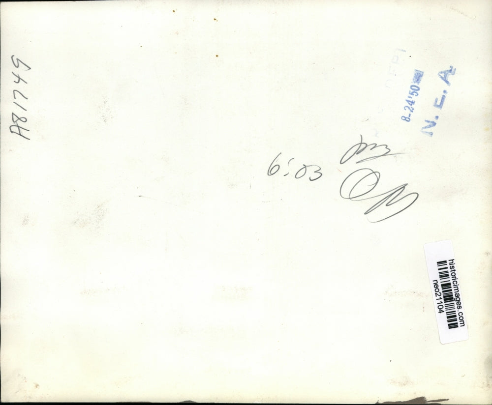 1950 Press Photo Vice Marshal C.A. Bouchier, Brig. Gen. Ferguson, Capt. Barkley