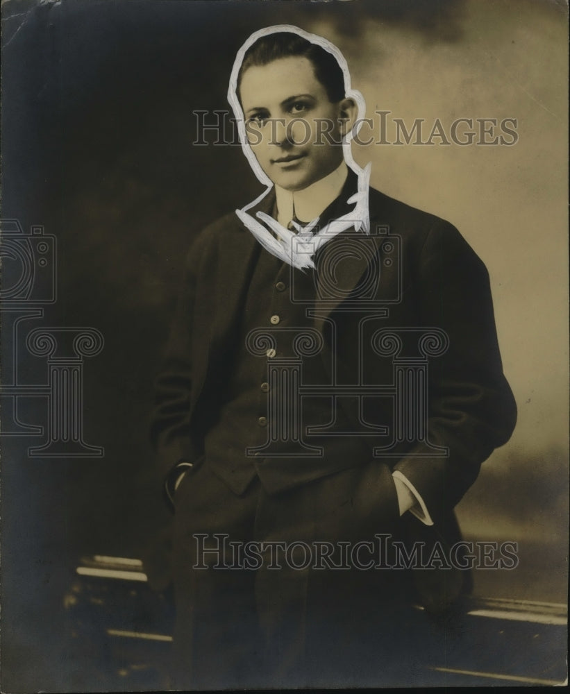 1920 Press Photo Maurice Duhamel, The Evening Star Managing Editor - neo21157