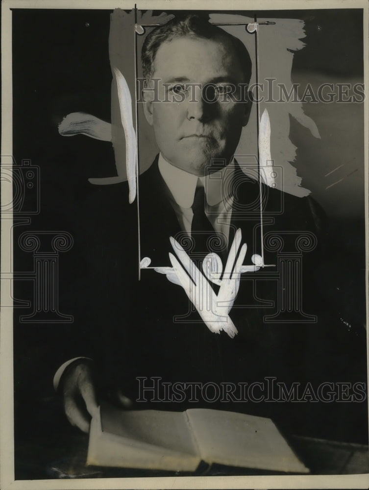 1925 Press Photo Rev Dr. Joseph Newton, Pastor of Universalist Church of Divine