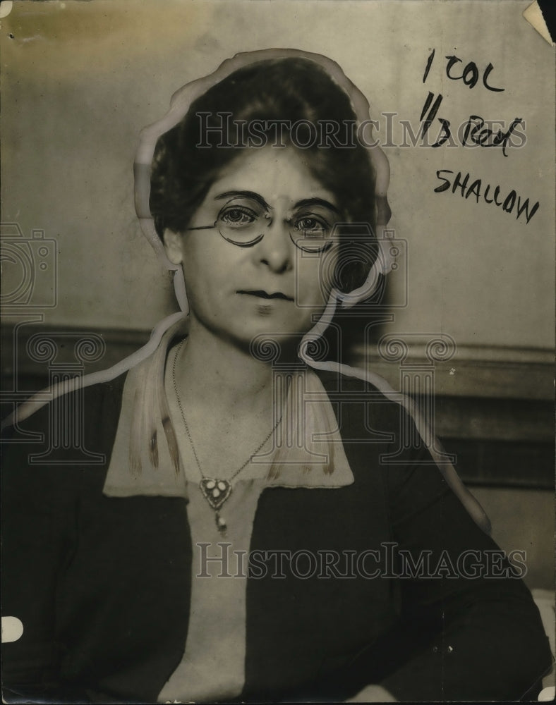 1921 Press Photo Louise Howells, Rose Building, Cleveland School of Lip Reading