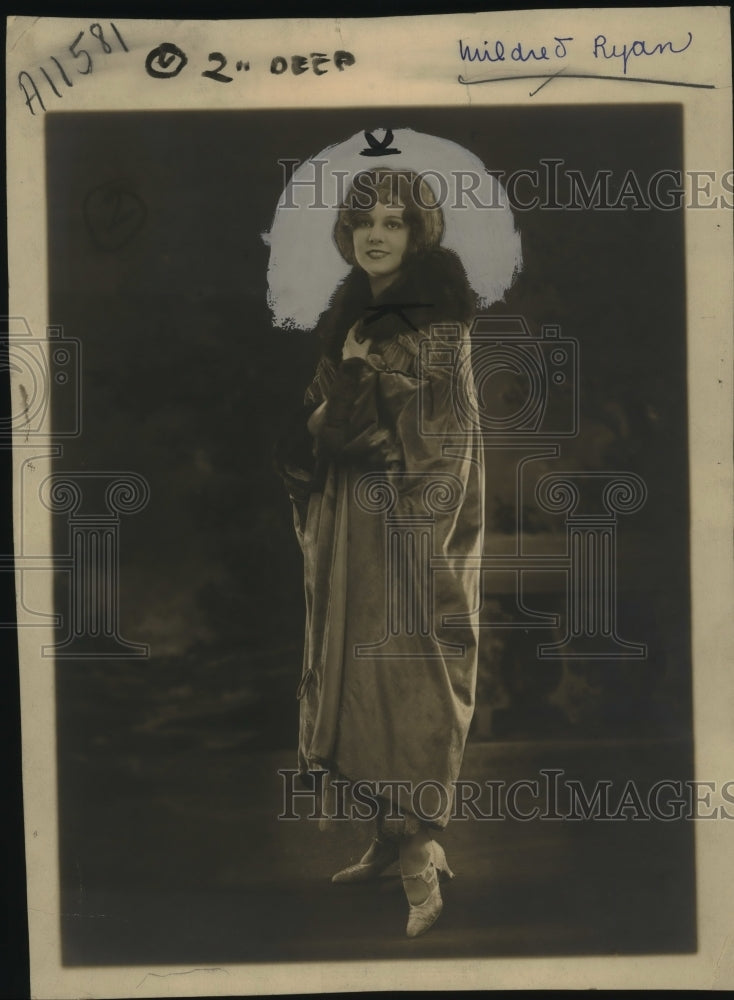 1928 Press Photo Mildred Ryan - neo21378