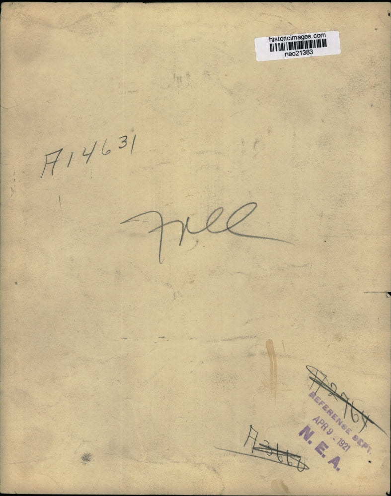 1921 Press Photo Woman - neo21383