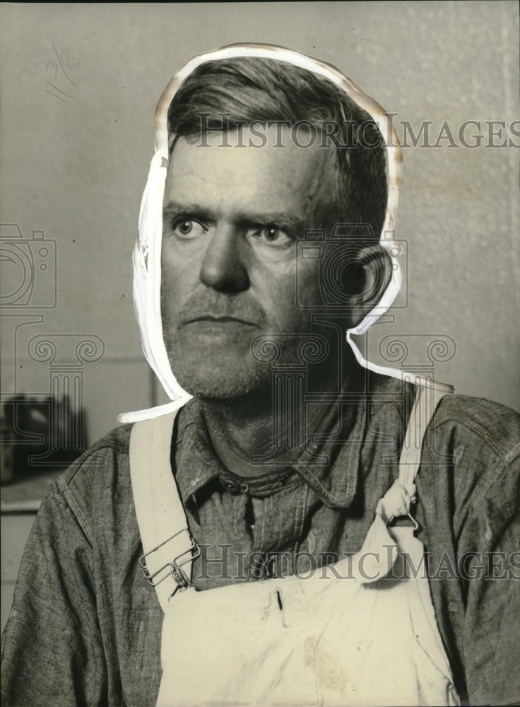 1927 Press Photo of Thomas J. Christian, Charged With Murder - neo21417