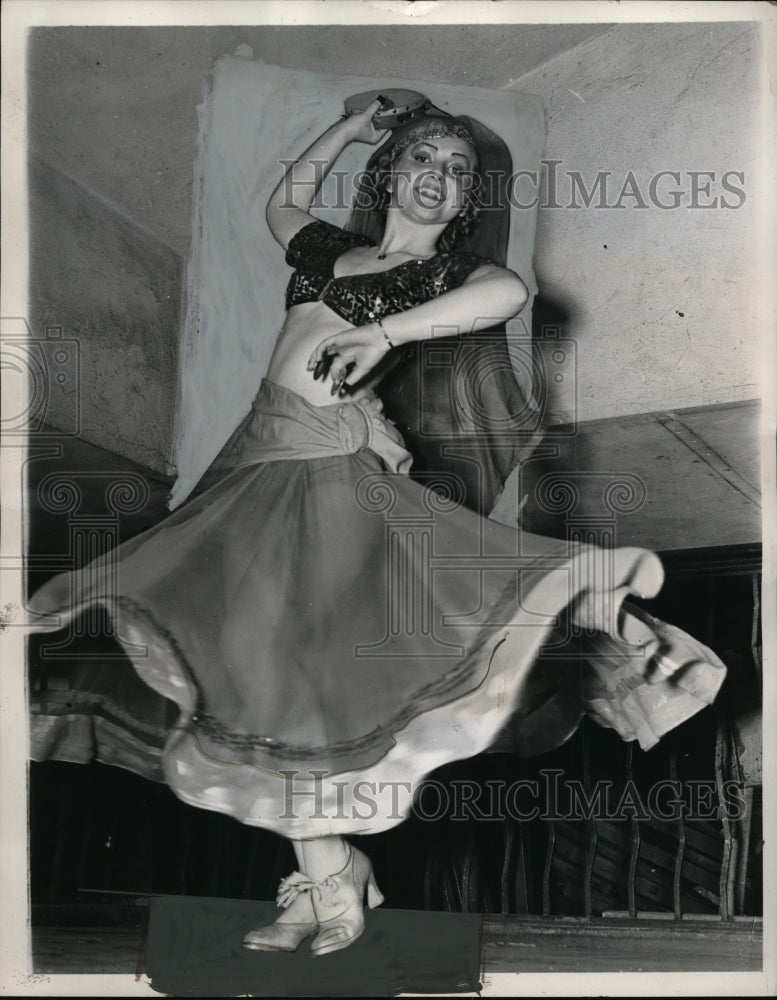 1939 Press Photo Virginia May Clark to dance before Queen & King of England