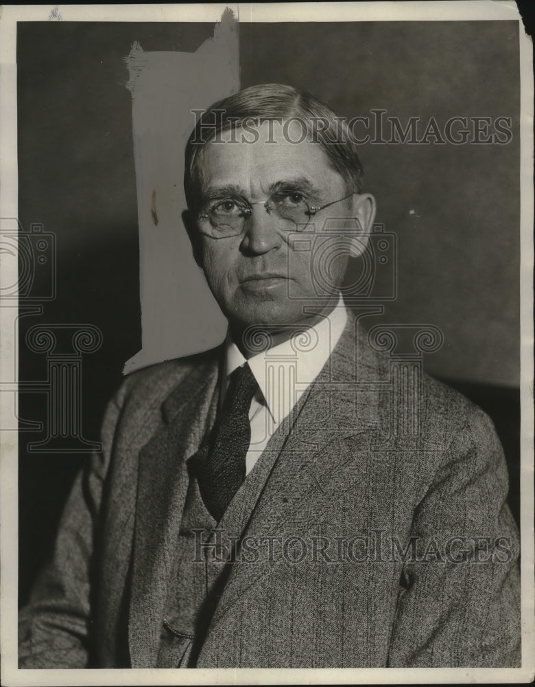 1932 Press Photo Elmer Landis President of Wayne County National Bank