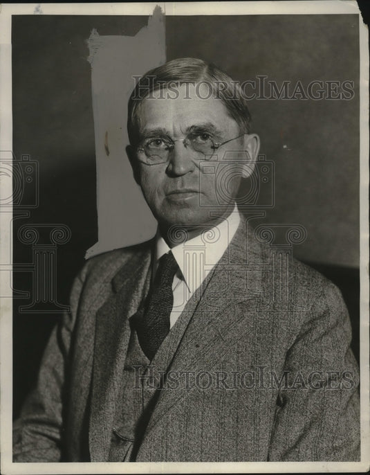 1932 Press Photo Elmer Landis President of Wayne County National Bank